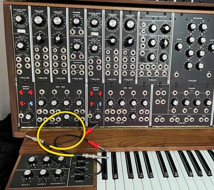 Moog-System 35, 2x sequencer, 953 etc